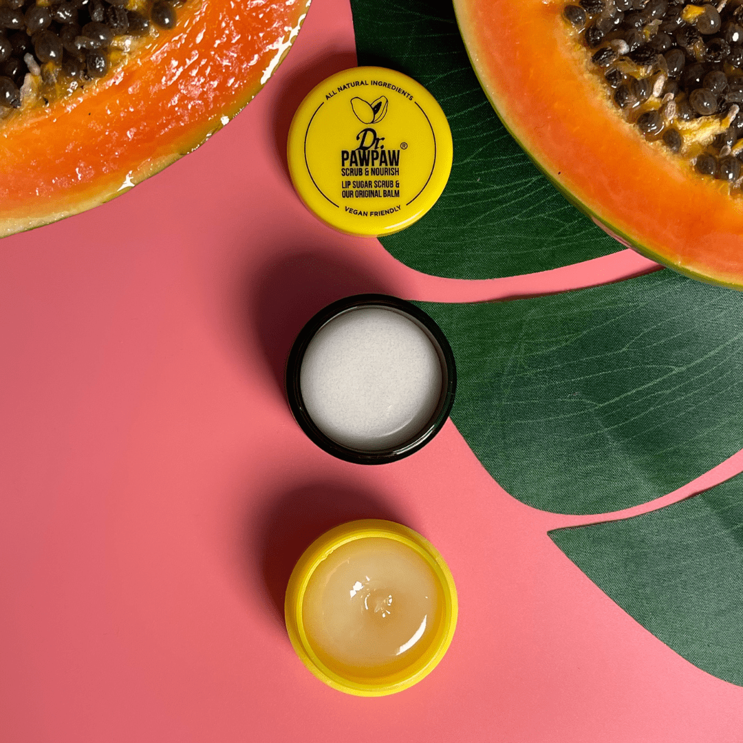 Dr. PAWPAW SCRUB & NOURISH LIP + BALM DUO