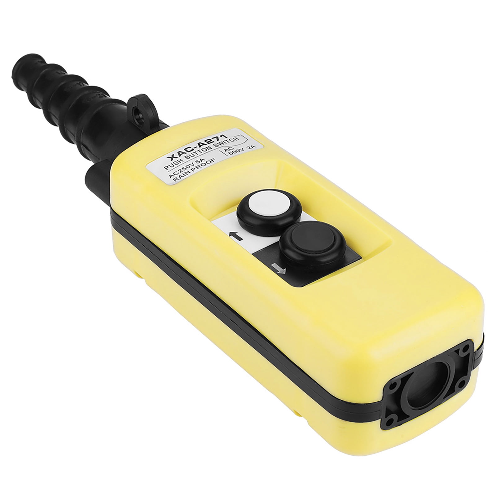 Interrupteur De Commande De Levage De Grue, XAC-A2713 Contrôleur De Levage De Suspension Avec Interrupteur à Bouton-poussoir De Grue à Chaîne Avec Arrêt D'Urgence (2 Boutons) - Bricolage
