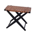 thumbnail image 2 of Butler Specialty Company Cipriani 24" W Wood & Leather Luggage Rack-Brown, 2 of 11