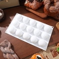 thumbnail image 4 of unbranded 2Ud Silicona Redondos Para Repostería, Mousse Y Chocolate Con, 4 of 8