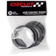 thumbnail image 4 of Circuit Performance 73.1mm OD to 63.4mm ID Black Plastic Polycarbonate Hub Centric Rings, 4 of 4