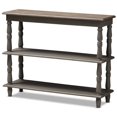 thumbnail image 1 of Baxton Studio Console en Bois Nellie en Brun Vieilli, 1 of 9