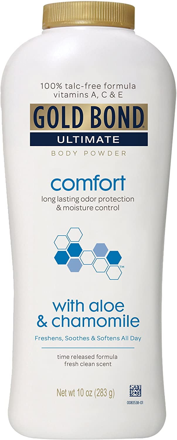 Gold Bond Ultimate Comfort Body Powder Aloe 10 oz TalcFree
