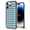 Blue, variant on For Apple iPhone 14 (6.1") Diamonds Sparkle 3D Crystal Glitter Bling Shiny Rhinestone Hybrid Bumper Hard Protective Phone Case Cover by Xpression - Purple