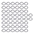 thumbnail image 1 of Metal Buckles,  Electroplating Three Colors Metal D Rings Buckle Strong Durable  For DIY For Handbags For Key Chains, 1 of 8