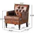 thumbnail image 3 of Club Chair with Multiple Color Options / Customizable Seating Solution, 3 of 4
