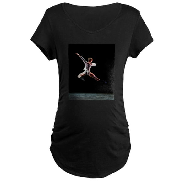 CafePress - BALLET Maternity T Shirt - Maternity Dark T-Shirt