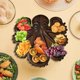 thumbnail image 3 of Bandejas de pulpo para servir Bandeja grande – tabla decorativa para embutidos para embutidos, carnes, quesos, aperitivos – pieza duradera y fácil de limpiar para recibir invitados, accesorio de, 3 of 4