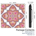 thumbnail image 2 of Mandala Mahjong Mat for Table, 31.5*31.5in Anti Slip American Mahjong Table Cloth, Noise Reduction, Neoprene Mah jongg Mat with Carrying Bag & 3 Dices, Mahjong Accessories Gift, Board Tile Games Mats, 2 of 7