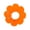 Orange, variant on PrimeGo Cat Cone Recovery Collar Adjustable Cute Sunflower Pet Cone Collar Felt Recovery Cone for Kittens Prevents Lick-Bite And Scratching