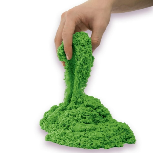 Kinetic Sand, The Original Moldable Sensory Play Sand, Green, 2 lb