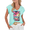 Blue, variant on Cozymy Womens Tropical Sunset Beach Palm Tree Print Tshirt V Neck Sleeveless Tshirt Graphic Tees Shirts Summer Casual Vacation Tops S 5XL