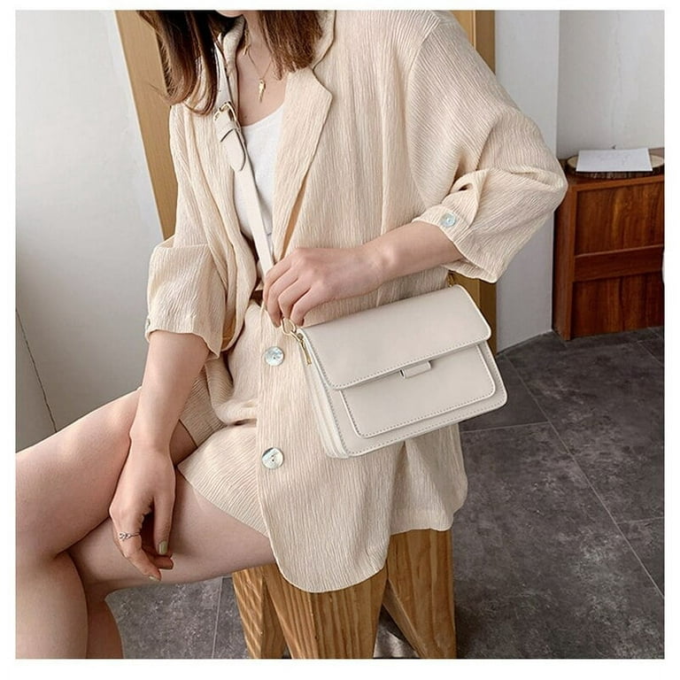 Chain Messenger Bag Fashion Simple Solid Color Crossbody Bags Female Tote  Women Handbag PU Leather Quilted Shoulder Bags - AliExpress
