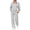 F-Gray, variant on UVN Two Piece Sets for Women Fall Winter Fashion Tracksuit Outfits Lapel Long Sleeve Zip Up Tops and Pants Lounge Sets