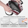 thumbnail image 3 of Honeii Buffalo Plaid Forest Print Lunch Box,Insulated Lunch Bag,Lunch Tote Bags,Leakproof Cooler Lunch Case for Travel Work Picnic, 3 of 7