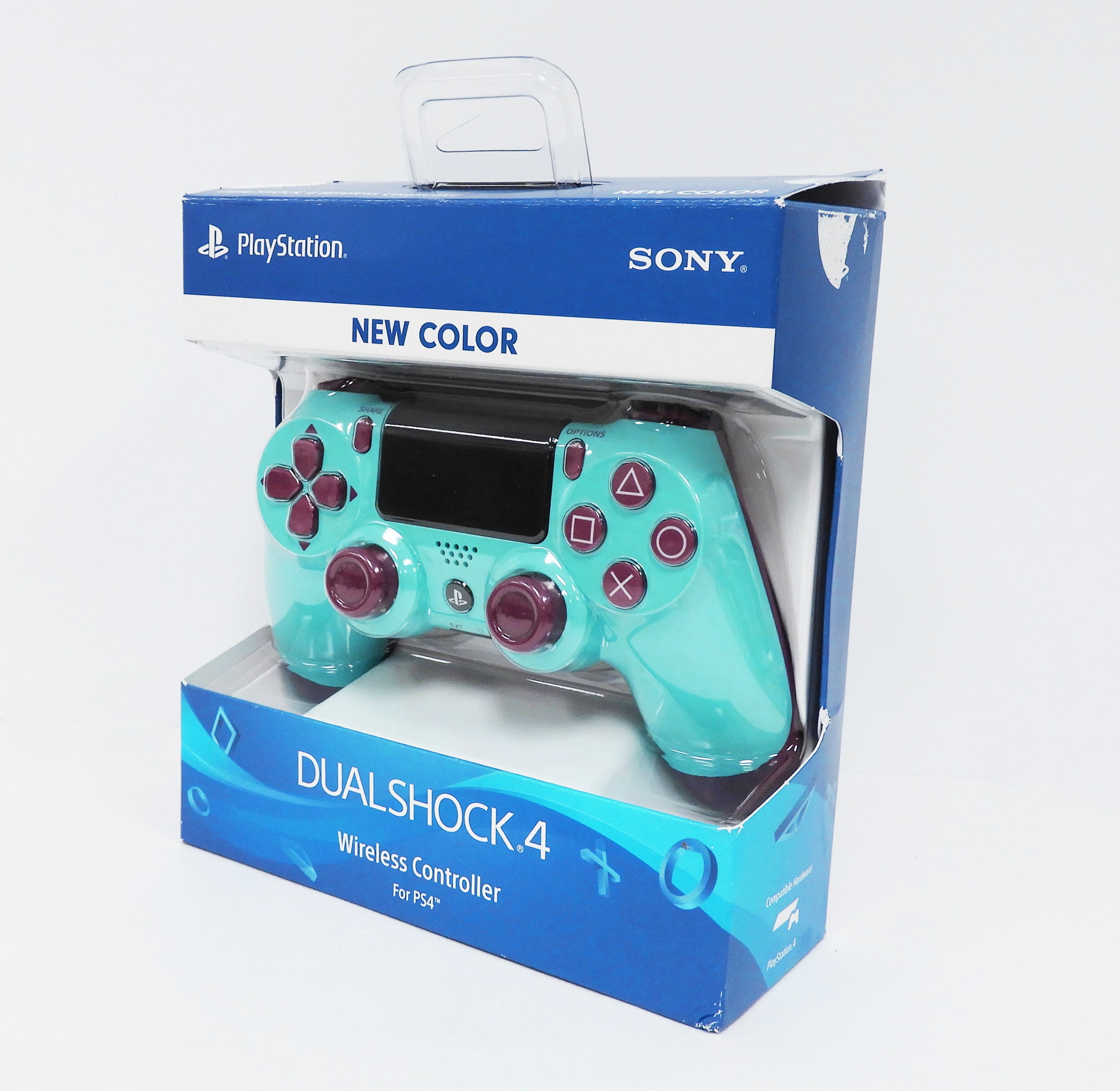 Used Sony DualShock Wireless PlayStation 4 CUH-ZCT2U Berry Blue -