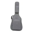 thumbnail image 3 of Advancent Versátil funda para guitarra acústica con correa ajustable para el hombro y prácticos bolsillos Almacenamiento y organización del hogar Gris 44x14x108cm, 3 of 6