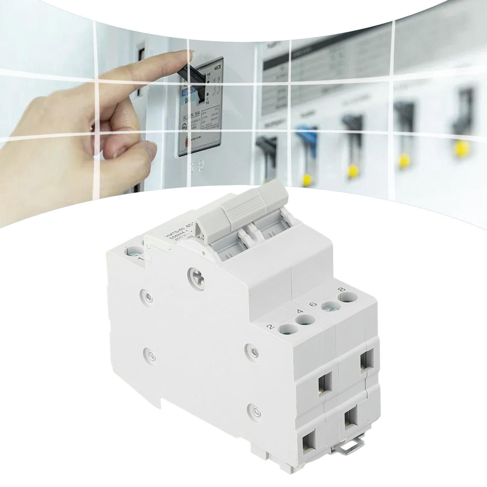 Brand New Transfer Switch Circuit Breaker 1 Pc 2P 40A 63A Dual Power Manual Tool For Current And Voltage Tools