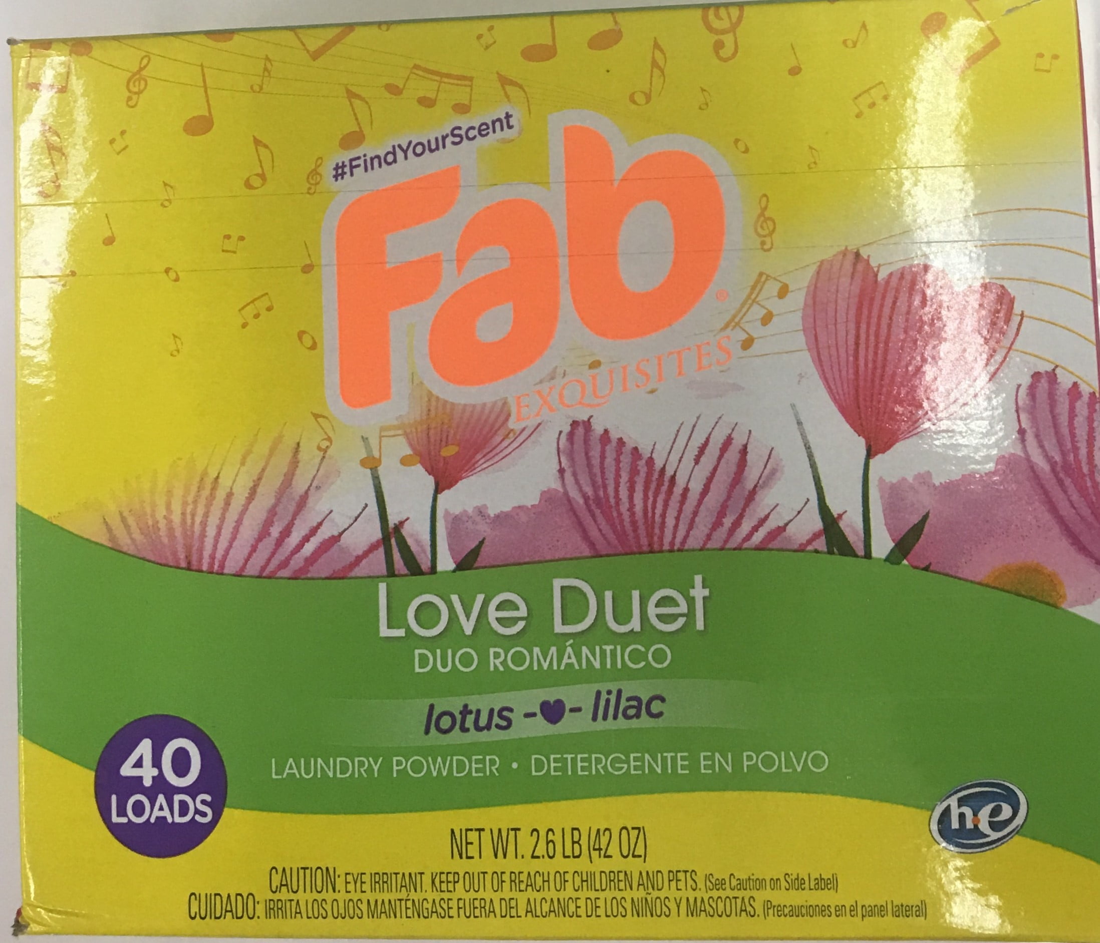 fab laundry powder