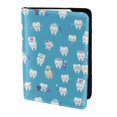 thumbnail image 2 of Pofeuu Healthy And Ill White Teeth Print Travel Document Organizer Passport Holder Men Women for Family (6.5 in x 4.5 in),Wallet Holder Credit Card Clutch Bag Case, 2 of 5