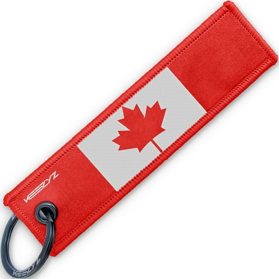 KEEZYZ Canada Keychains Key Tags For Cars, Trucks, Motorcycles, ATV, UTV