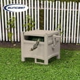 thumbnail image 4 of Suncast 100 Ft Capacity Stationary Resin 5/8" Garden Hose Reel Hideaway (2 Pack), 4 of 10