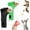 Black+Green, variant on Cat Treat Gun, Cat Treat Launcher, Dog Food Catapult, Pet Treat Gun, Interactive Pet Treat Dispenser Toy, Handheld Cats Treat Launcher, Cats Treat Dispenser Shooter Toy (Blue)