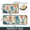 thumbnail image 7 of Beige Pioneer Flower and Leaf Pattern Kitchen Rugs Sets Of 2,Anti Fatigue Kitchen Mat Rugs Non Slip Washable,Decorative Kitchen Floor Mats for Kitchen,Sink,Laundry,17"X30"+17"X47", 7 of 7