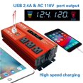 thumbnail image 2 of Inversor de corriente MOVFFGGRM 500 W DC 12 V a 110 V AC con puertos USB, 2 of 6