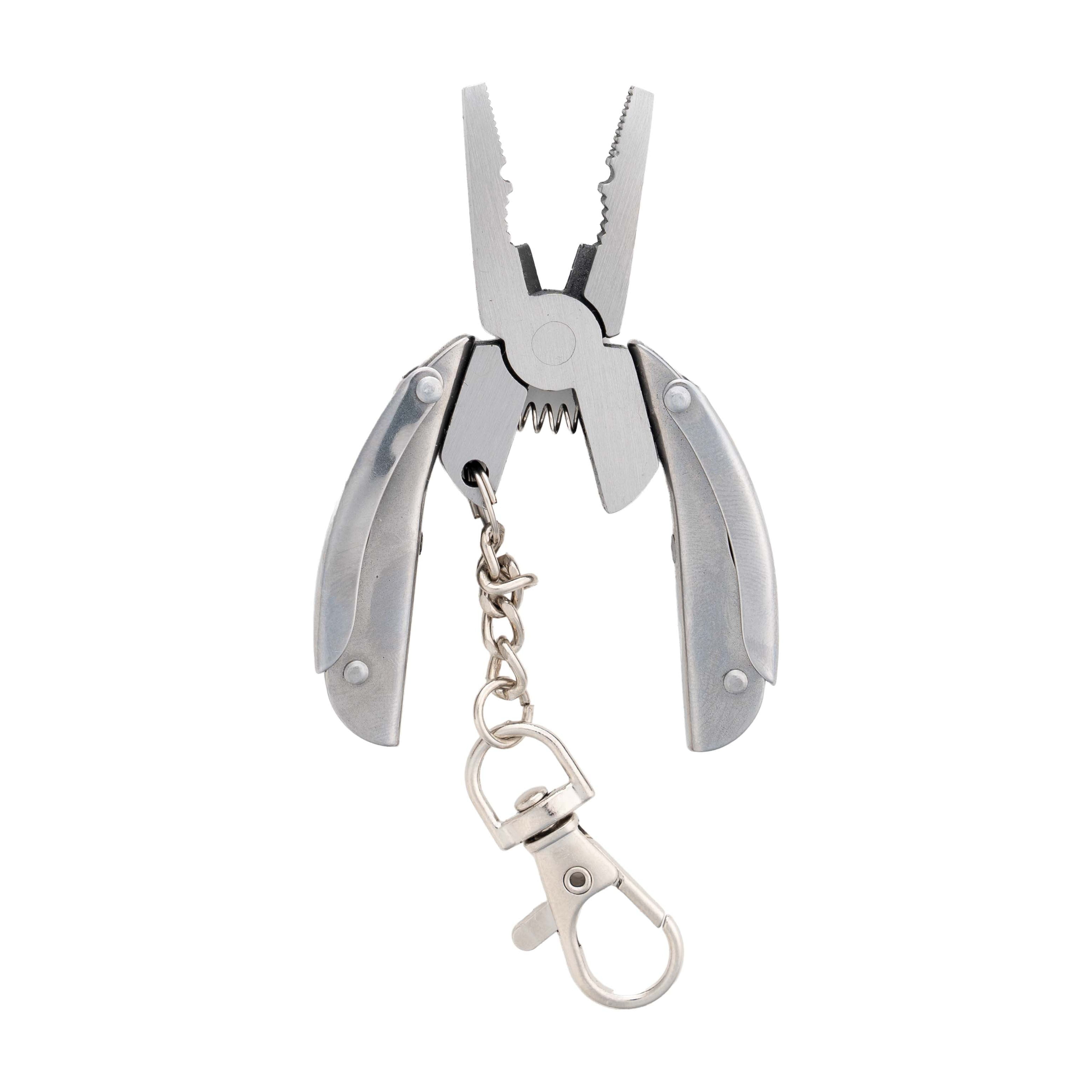 (3 pack) Ozark Trail 9 in 1 Mini Fishing Multi Tool, Compact Stainless Steel Multi Function Pliers for Outdoor Use