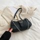 thumbnail image 5 of Bolso Mujer Chic Hobo Bolsos Cierre Cremallera Cuero PU Mujer Viaje Negro, 5 of 8