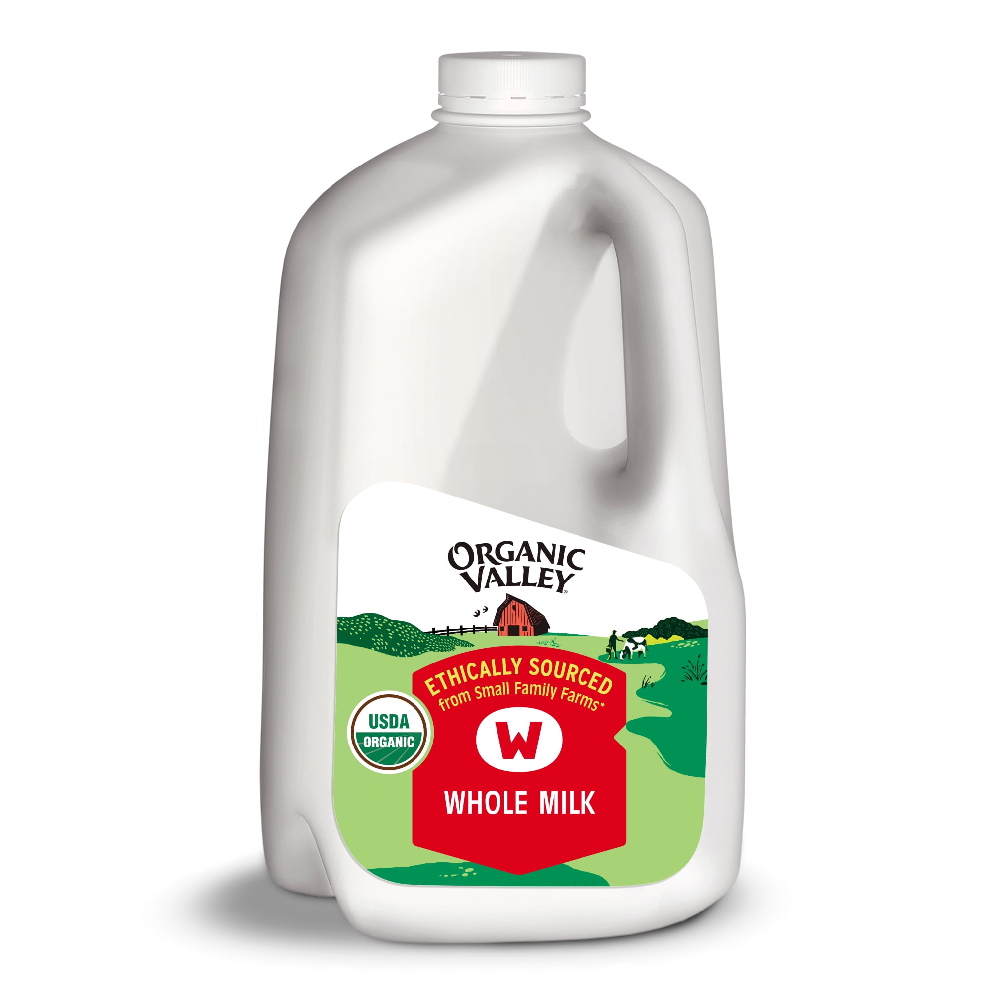 Organic Valley Ultra Pasteurized Whole Milk, 128 Fl Oz
