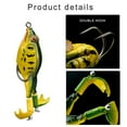 thumbnail image 4 of 5Pcs Artificial Frogs Lures Large Feet Swimbaits Lures Baits Set Soft Fishing Lures Double Propellers Fishing Lures, 4 of 9