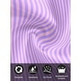 thumbnail image 7 of Purple Pink Cloth Napkins Set of 6 Reusable Dinner Napkins, Geometric Vertical Striped Solid Rainbow Cocktail Napkin Washable Table Napkins for Wedding/Holiday Party/Baby Shower 20"x20", 7 of 7
