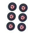 thumbnail image 4 of MERIGLARE 6Pcs 1/12 1/16 RC Car Wheel Rim and Tires RC Tires for RC Crawler Car RC Car red, 4 of 9