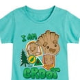 thumbnail image 3 of Marvel Guardians of the Galaxy - Groot Sticker - Toddler And Youth Girls Fitted Short Sleeve Graphic T-Shirt, 3 of 5