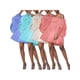 thumbnail image 5 of TRKIYQC, minivestido informal para mujer, vestido de manga farol con hombros descubiertos de Color sólido, vestido acampanado de tul de malla sin espalda de verano TRKIYQC perder, 5 of 5