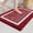 Red White, variant on DISEN Red and White Bathroom Rugs - Absorbent, Non Slip, Soft, Washable, Quick Dry, 16"x24" Small Bath Mats for Bathroom, Microfiber Shower Mat Bath Rug Bathroom Carpet