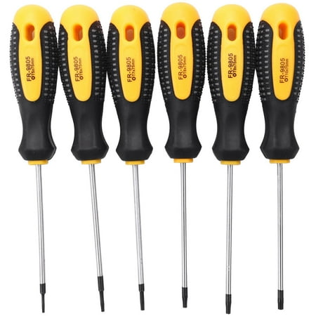 

1Set -V Torx Screwdriver Set with Hole Magnetic T5-T10 Screw Driver Set Kit for Repair Hand Tool Set