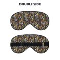 thumbnail image 2 of Naloa Daisies Flowers Print Sleep Mask for Sleeper, Light Blocking Sleeping Eye Mask for Women Men, Eye Shade with Adjustable Strap for Travel, Nap,Meditation, 2 of 7