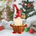 thumbnail image 6 of Costeam Christmas Candy Bowl Gnome Storage Basket Winter Candy Dish Woven Holder Servers for Christmas Holiday Table Desk Party Gift Decoration Home, 6 of 6