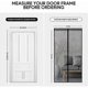 thumbnail image 3 of 26-27 Mosquito Net for Doors 90 x 210 cm, Heavy Duty for Patio Door, Mesh Mosquito Net with Powerful Magnets and Magic Tape, (Black), 3 of 5