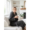 thumbnail image 5 of Barefoot Dreams Women's Cozychic Ribbed Hooded Robe - Soft Plush Microfiber, 5 of 5