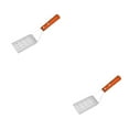 thumbnail image 4 of ZheElen Spatule en Métal Robuste pour Poêles et Grilles en Fonte Large Gamme d'Applications Acier Inoxydable A 2Set, 4 of 6