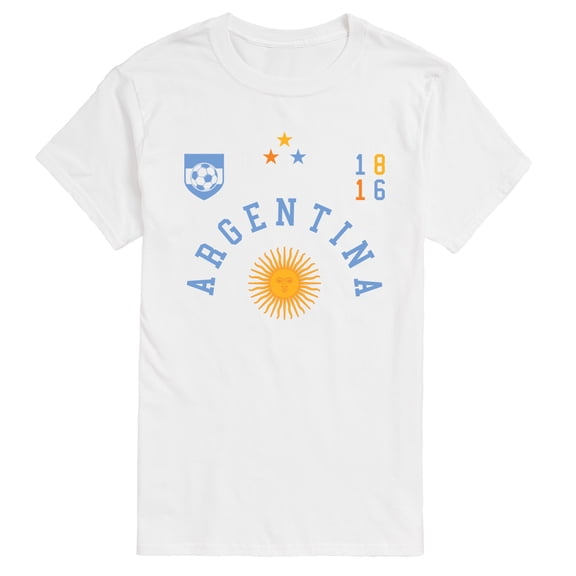 Instant Message - Argentina Soccer Jersey - Men's Short Sleeve Graphic T-Shirt