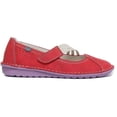 thumbnail image 2 of On Foot Francesita Women's 3 Strap Hook And Loop Shoes In Red Size 5.5, 2 of 6