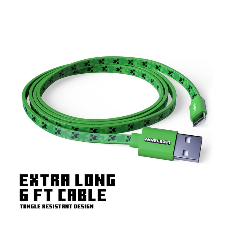 Liquipel Powertek Minecraft USB-A to USB-C - Creeper - Walmart.com