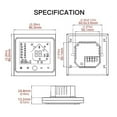 thumbnail image 5 of 2 4 Pipe WiFi Smart Central Air Conditioner Thermostat 3 Speed Fan Coil Unit Temperature Controller ,High Compatibility, 5 of 5