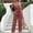 Hot Pink, variant on Border Pants Summer 2024 Europe And America Sleeveless V Neck Jumpsuit Cropped Lace Up Jumpsuit off The Shoulder Jumpsuit Wool Jumpsuit for Women Sequin Jumpsuits And Rompers Fabric Overalls Jumpsuits