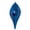 Blue, variant on Vickerman 12'' Sea Blue Swirl Drop Ornament Features a Mix of Candy and Glitter Finishes